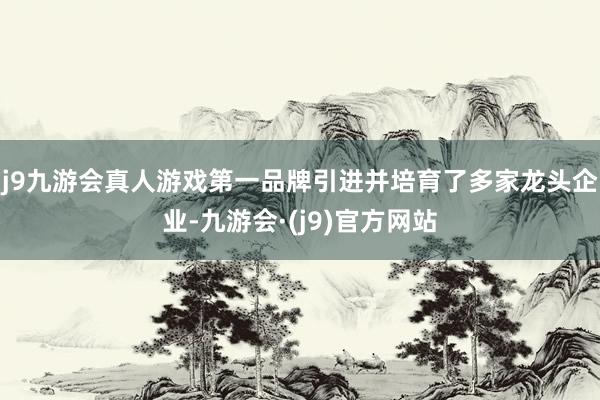 j9九游会真人游戏第一品牌引进并培育了多家龙头企业-九游会·(j9)官方网站